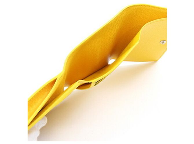Billetera Tri-Fold Louis Vuitton Gris Amarillo - vista 3