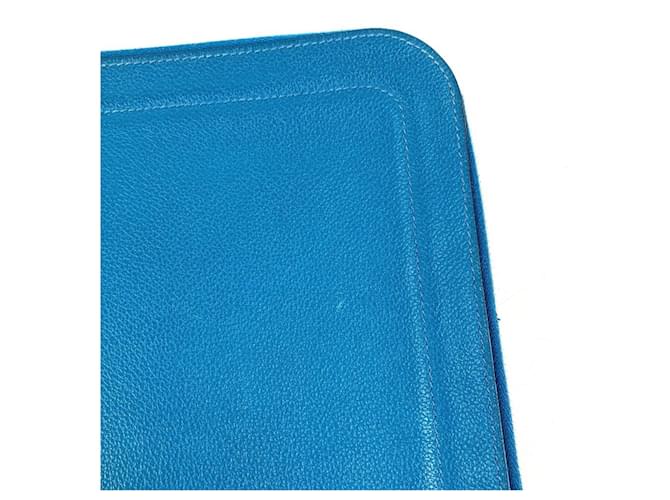 Borsa Clutch Blu Hermès - vista 13