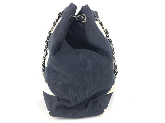Chanel 2.55 Hardware Border Shoulder Bag Black White - view 4