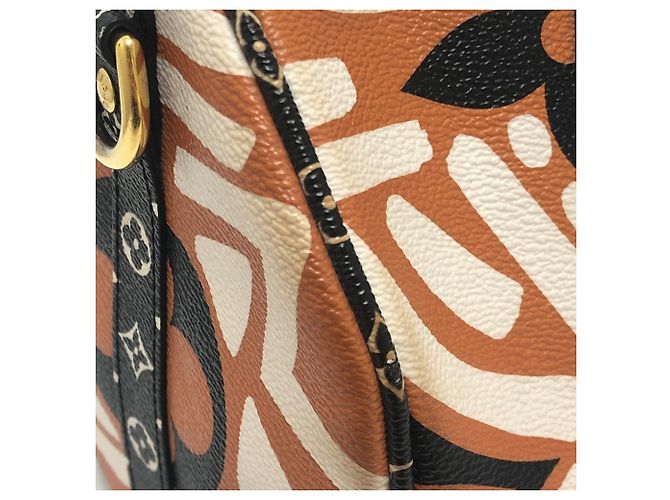 Speedy Borsa Bandoulière 25 Monogram Gigante Louis Vuitton Marrone Bianco - vista 12