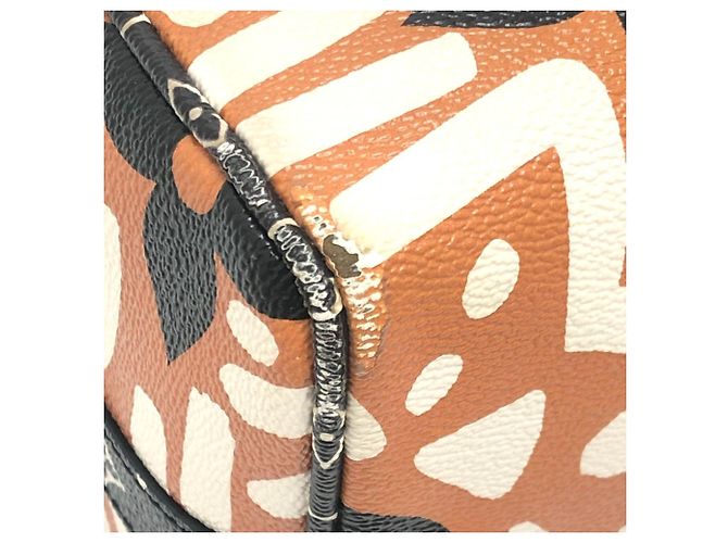 Speedy Borsa Bandoulière 25 Monogram Gigante Louis Vuitton Marrone Bianco - vista 9