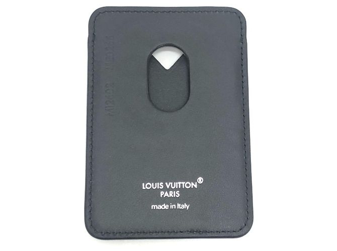 Louis Vuitton Monogram Eclipse Business Card Case Black - view 2