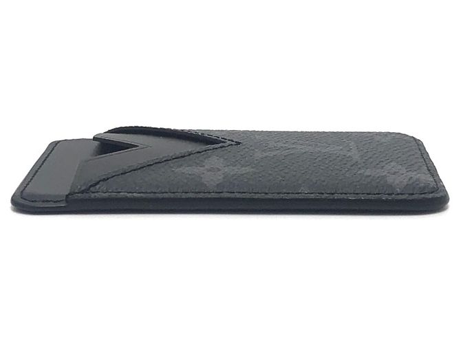 Louis Vuitton Monogram Eclipse Business Card Case Black - view 6