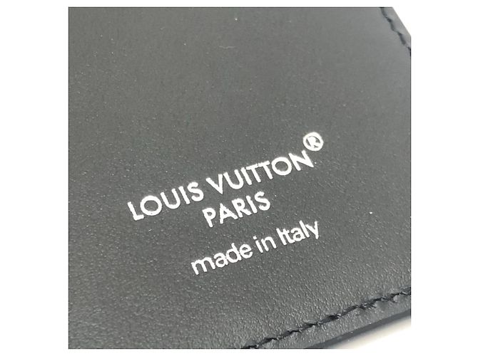 Louis Vuitton Monogram Eclipse Business Card Case Black - view 7