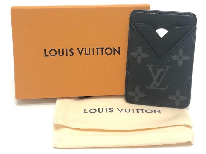 Louis Vuitton Monogram Eclipse Business Card Case Black - view 9