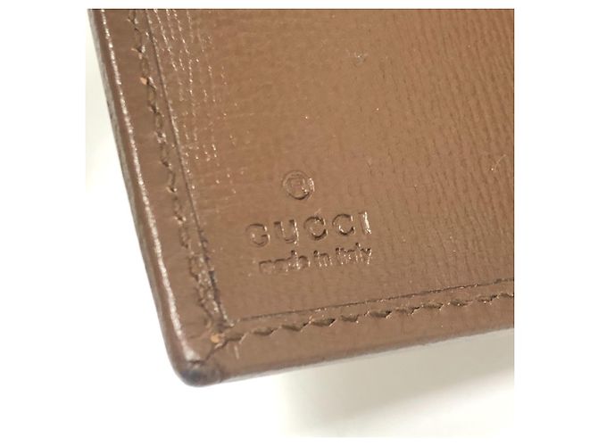 Billetera bi-fold Gucci GG Supreme marrón Castaño - vista 11