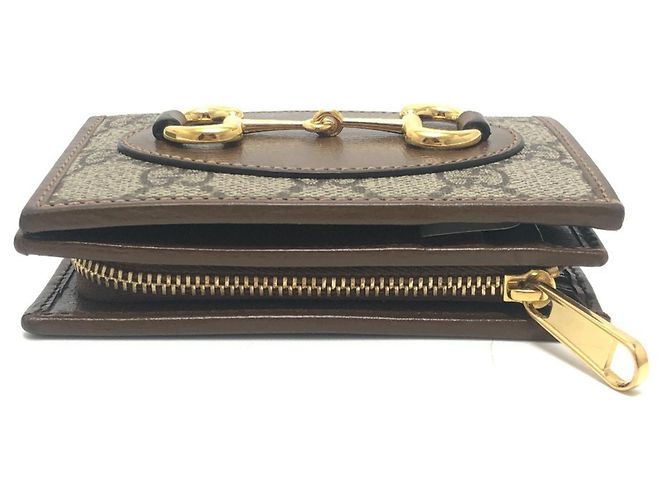 Billetera bi-fold Gucci GG Supreme marrón Castaño - vista 6