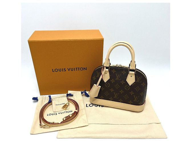 Borsa Alma BB Monogramma Louis Vuitton Marrone - vista 13