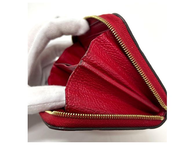 Monedero Zippy en Monogram Empreinte de Louis Vuitton Roja - vista 15