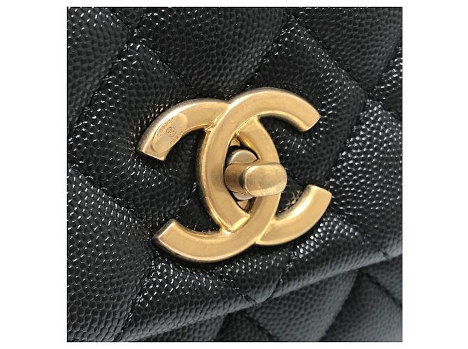 Chanel Matelassé Coco Handle 29 2-Wege Tasche Schwarz - Ansicht 10