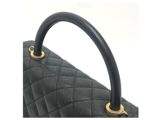Chanel Matelassé Coco Handle 29 2-Wege Tasche Schwarz - Ansicht 12