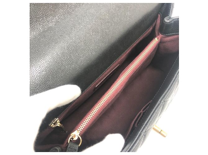 Chanel Matelassé Coco Handle 29 2-Wege Tasche Schwarz - Ansicht 15