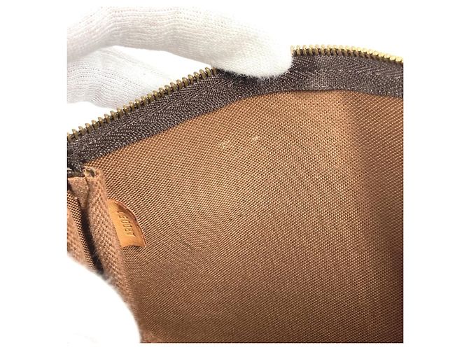 Pochette Accessoires Monogram Graffiti Louis Vuitton Castaño Naranja - vista 5