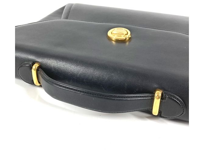 Cartier Panthère Leder Tote Bag Schwarz - Ansicht 8