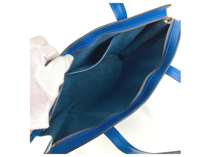 Borsa a spalla Saint Jacques Epi Louis Vuitton Blu - vista 10