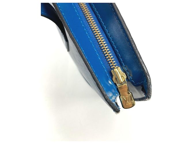 Borsa a spalla Saint Jacques Epi Louis Vuitton Blu - vista 12