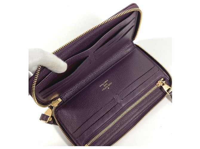 Louis Vuitton Monogram Empreinte Langbörse Lila - Ansicht 12