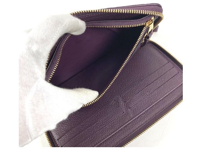 Louis Vuitton Monogram Empreinte Langbörse Lila - Ansicht 7
