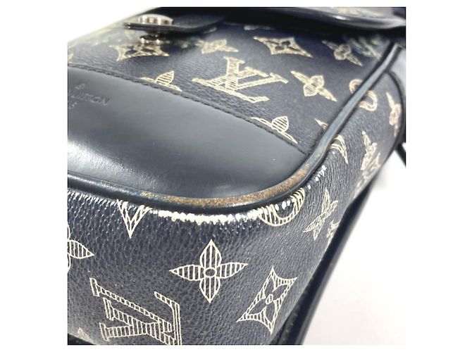 Borsa a Spalla Pochette Savane Monogramma Navy Louis Vuitton Blu navy - vista 4