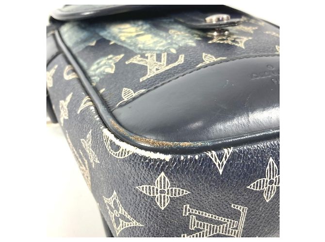Borsa a Spalla Pochette Savane Monogramma Navy Louis Vuitton Blu navy - vista 5