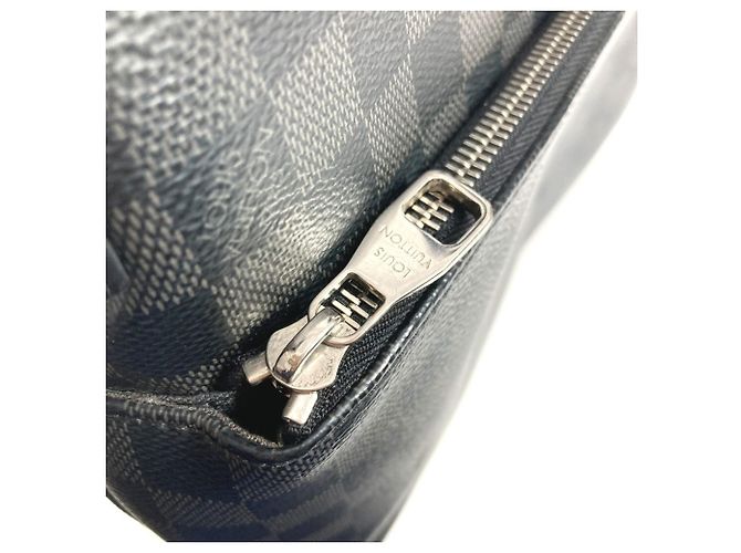 Brevettato Louis Vuitton Damier Graphite Nero - vista 17