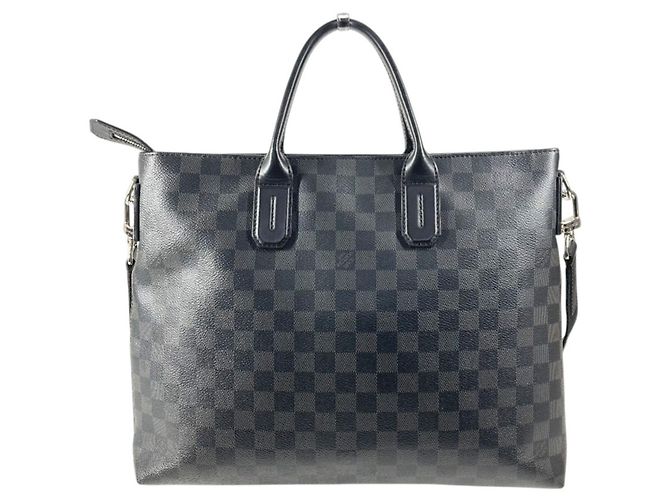 Brevettato Louis Vuitton Damier Graphite Nero - vista 2