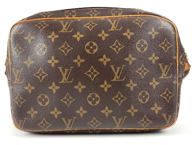 Borsa a tracolla Reporter PM Monogram Louis Vuitton Marrone - vista 2