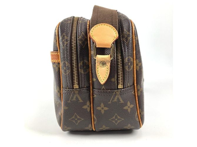 Borsa a tracolla Reporter PM Monogram Louis Vuitton Marrone - vista 3