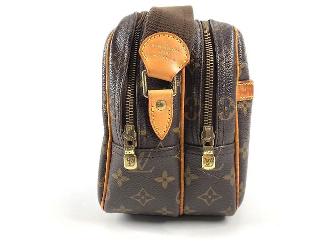 Borsa a tracolla Reporter PM Monogram Louis Vuitton Marrone - vista 4
