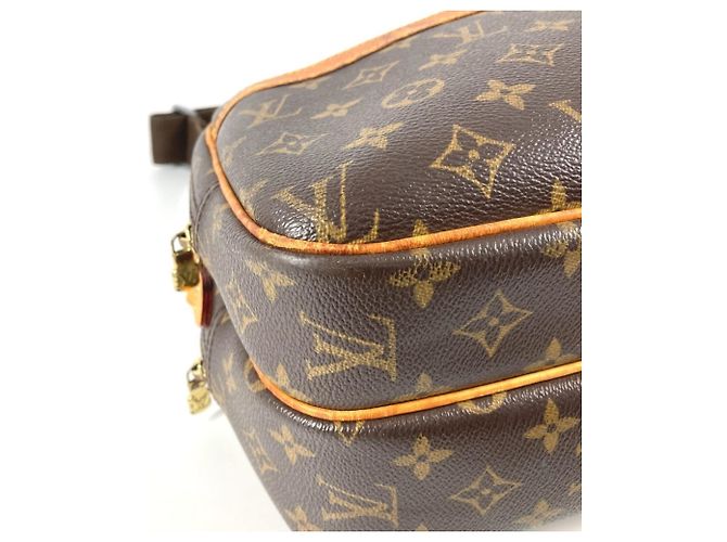 Borsa a tracolla Reporter PM Monogram Louis Vuitton Marrone - vista 7