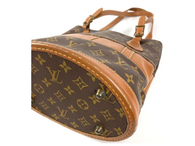 Borsa Tote Bucket PM Monogram Louis Vuitton Marrone - vista 10