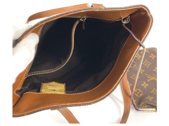 Borsa Tote Bucket PM Monogram Louis Vuitton Marrone - vista 11