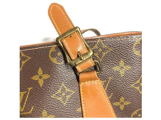 Borsa Tote Bucket PM Monogram Louis Vuitton Marrone - vista 17