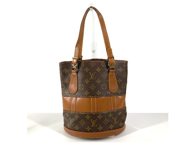 Borsa Tote Bucket PM Monogram Louis Vuitton Marrone - vista 2