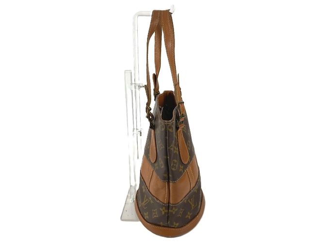 Borsa Tote Bucket PM Monogram Louis Vuitton Marrone - vista 5