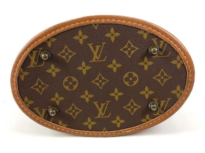 Borsa Tote Bucket PM Monogram Louis Vuitton Marrone - vista 6