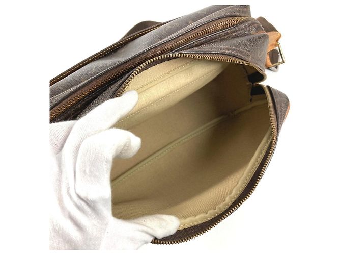 Borsa a tracolla Reporter PM Monogramma Louis Vuitton Marrone - vista 10