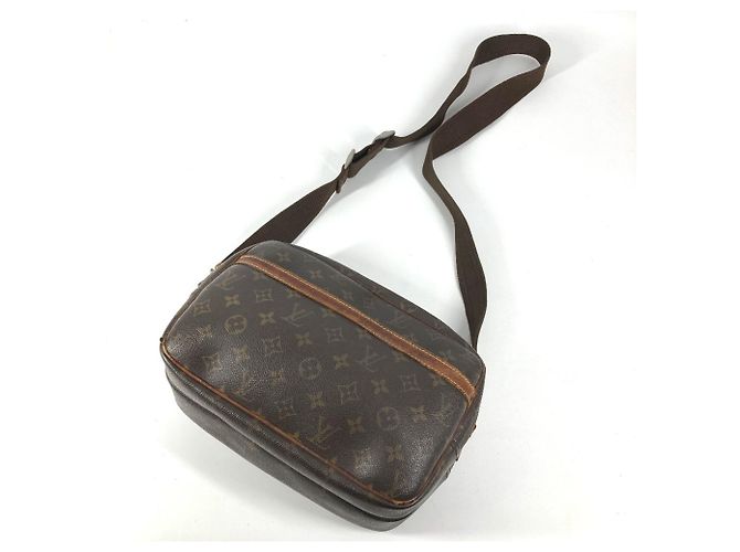 Borsa a tracolla Reporter PM Monogramma Louis Vuitton Marrone - vista 15