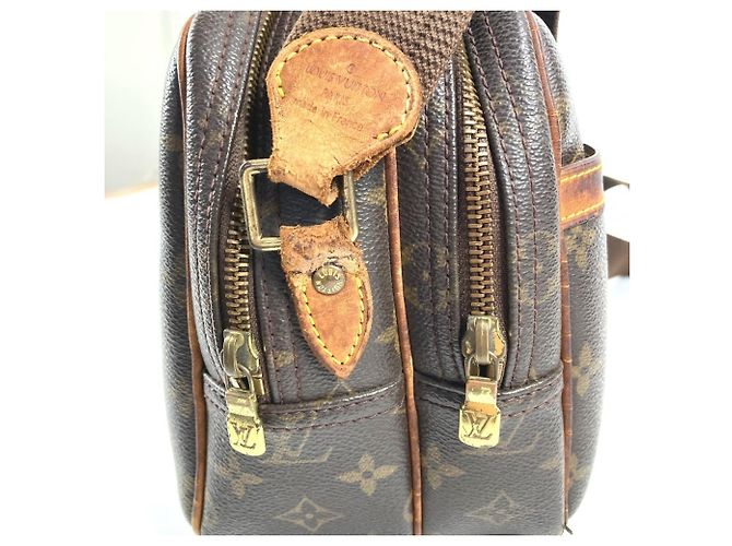 Borsa a tracolla Reporter PM Monogramma Louis Vuitton Marrone - vista 18