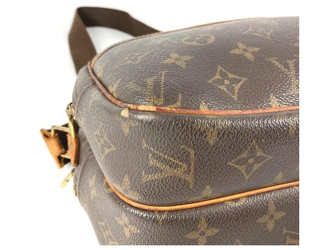 Borsa a tracolla Reporter PM Monogramma Louis Vuitton Marrone - vista 7