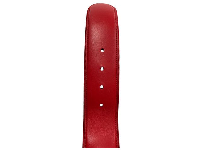 Cartier Panthère Gürtel aus rotem Leder - Ansicht 5
