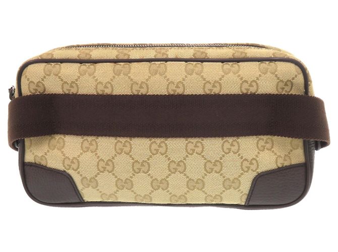 Borsa a tracolla in tela GG beige Gucci - vista 2