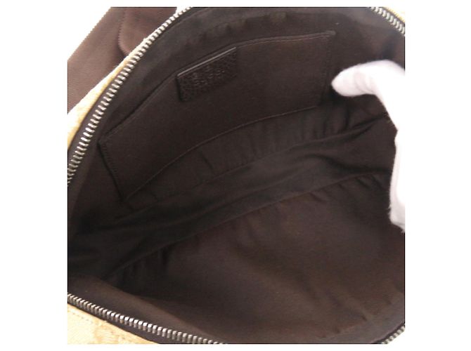 Borsa a tracolla in tela GG beige Gucci - vista 5