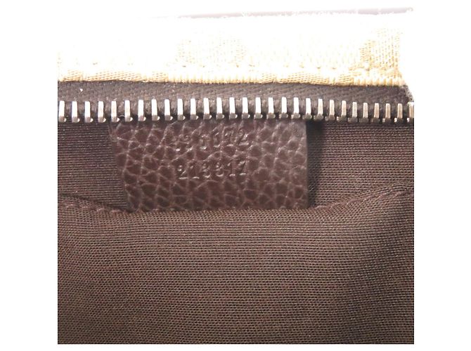 Borsa a tracolla in tela GG beige Gucci - vista 7