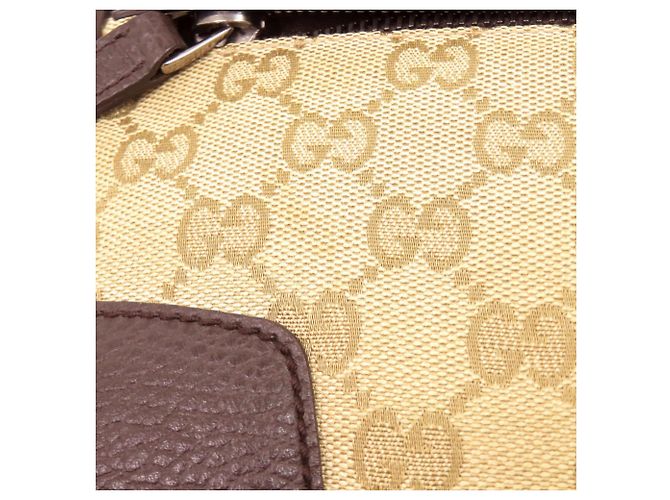 Borsa a tracolla in tela GG beige Gucci - vista 8