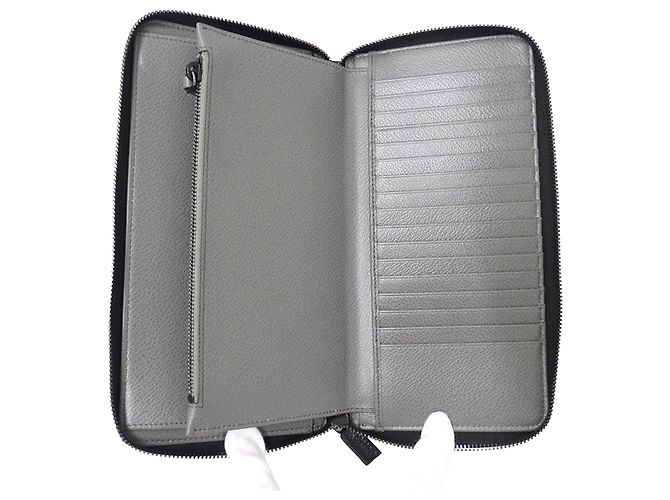 Prada Men's Long Bill Wallet Black - view 4