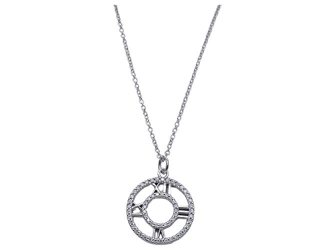 Collana Atlas in oro bianco e diamanti per donna di Tiffany & Co. - vista 2