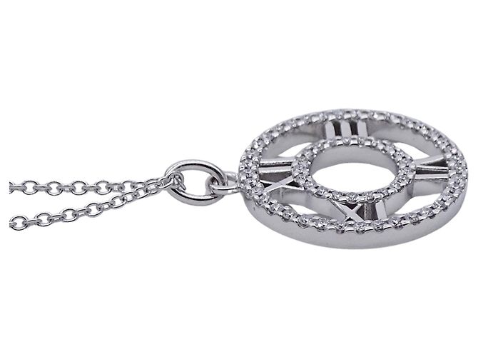 Collana Atlas in oro bianco e diamanti per donna di Tiffany & Co. - vista 3