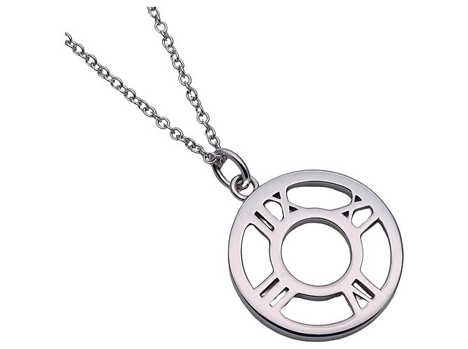 Collana Atlas in oro bianco e diamanti per donna di Tiffany & Co. - vista 4