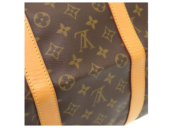 Borsa Boston Keepall 55 Monogram Louis Vuitton Marrone Monogramma - vista 9